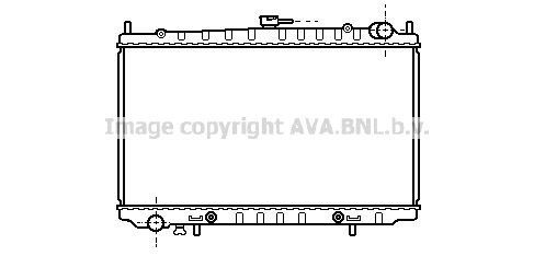 AVA QUALITY COOLING Радиатор, охлаждение двигателя DN2153